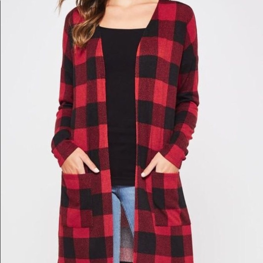 Buffalo Plaid Cardigan